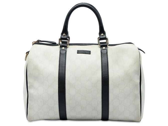Borsa Boston Gucci Joy Medium GG Supreme Bianca