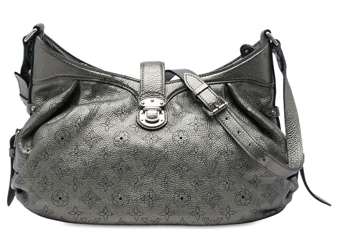Louis Vuitton Silver Monogram Mahina XS