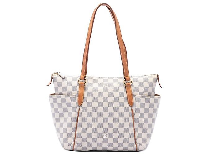 Louis Vuitton White Damier Azur Totally PM