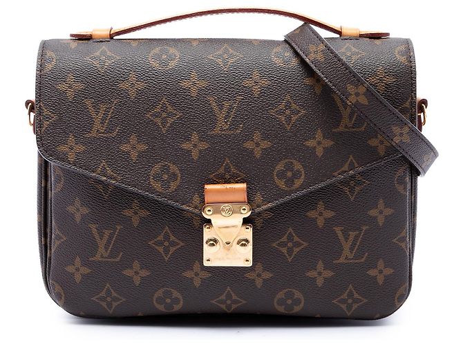 Louis Vuitton Brown Monogram Pochette Metis