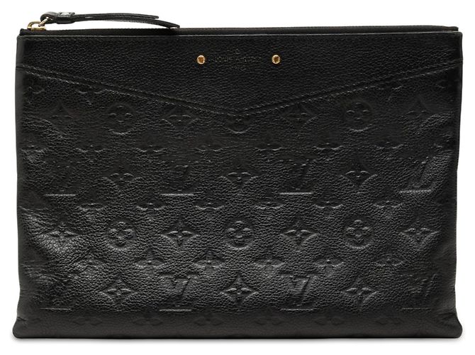 Louis Vuitton Monogram Empreinte Daily Pouch Schwarz