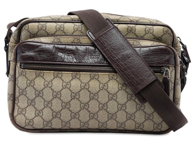 Borsa a tracolla Gucci Beige GG Supreme
