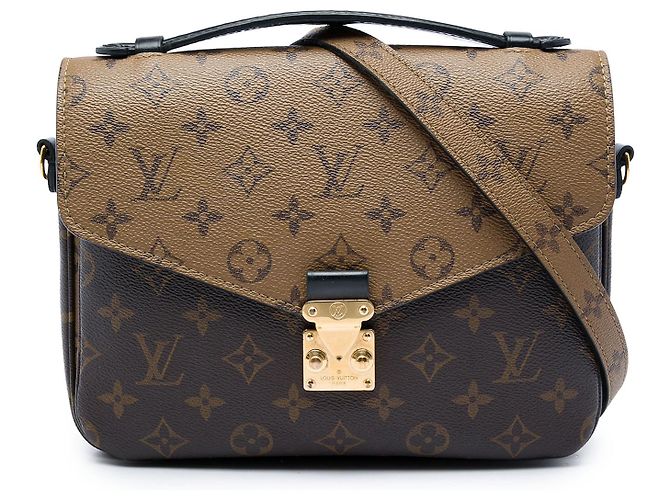 Louis Vuitton Brown Monogram Reverse Pochette Metis
