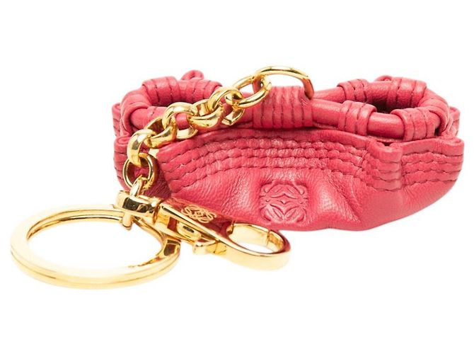 Chaveiro LOEWE Mini Nappa Aire Rosa