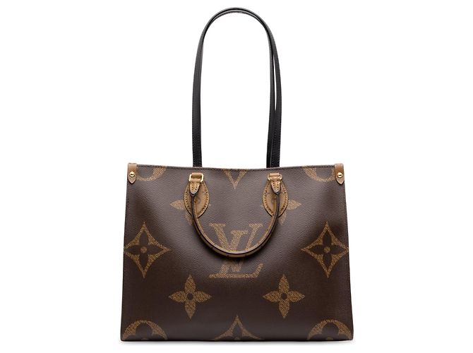 Louis Vuitton Brown Monogram Reverse Giant OnTheGo MM