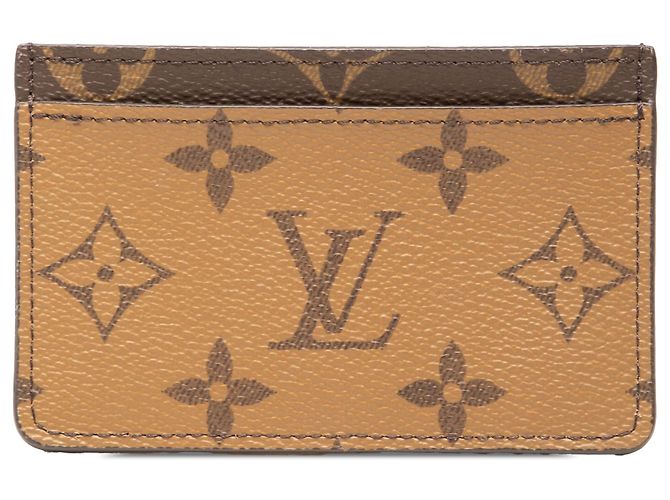 Louis Vuitton Brown Monogram Reverse Kartenetui