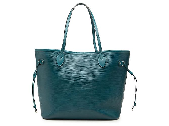Louis Vuitton Blue Epi Neverfull MM