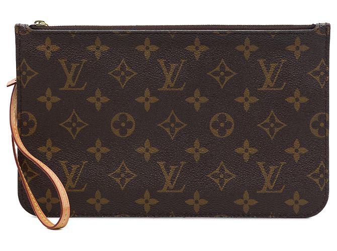 Pochette Louis Vuitton Brown Monogram Neverfull MM