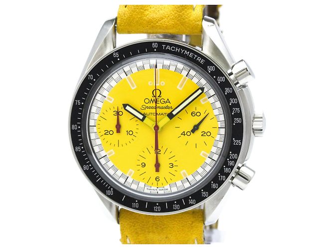 OMEGA Speedmaster Michael Schumacher Yellow Dial Watch 3510.12