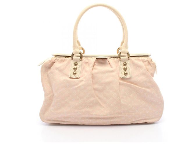 Bolsa de Ombro Louis Vuitton Trapeze GM Monogram Mini Lin Rose