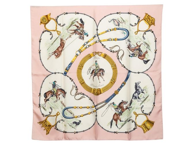 Hermès Lenço Hermes Carre 90 Pampa