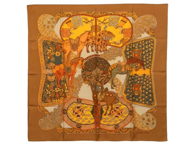 Hermès Lenço Hermes Carre 90 ART des STEPPES