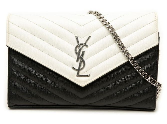 Autre Marque Borsa a tracolla con catena e portafoglio Saint Laurent Cassandra Classic