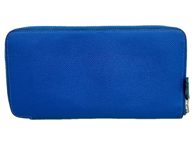 Hermès Cartera larga Hermes Azap en Blue Zanzibar