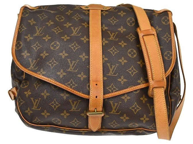 Louis Vuitton Saumur Monogram Canvas 35