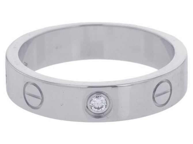 Anillo Cartier Love en oro blanco de 18K