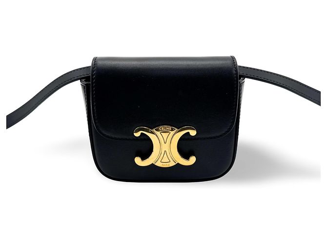 Céline Celine Triomphe Triomphe Coated Canvas Mini