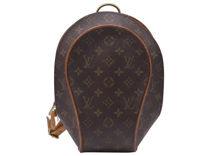 Louis Vuitton Monogram Ellipse Sac à Dos Backpack Bag on Brown Nylon Canvas