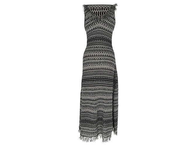Abito Maxi in maglia Lurex Loewe in cotone multicolore