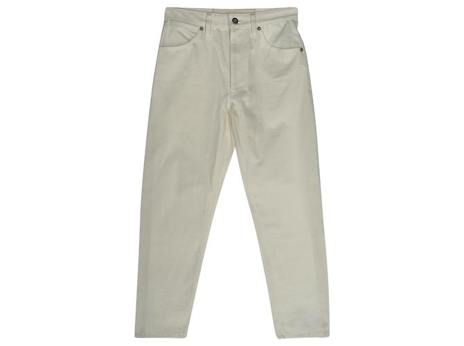 Vaqueros de denim Jil Sander en algodón blanco