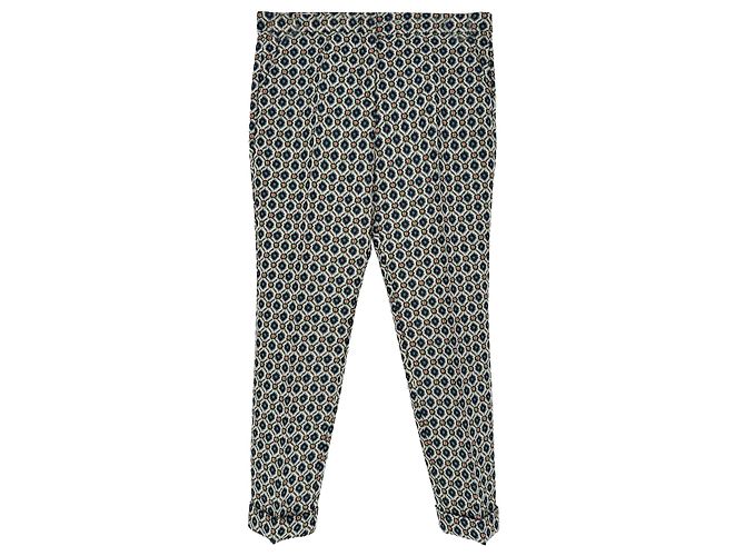 Etro Freizeithose mit abstraktem Print aus multicoloured Polyester