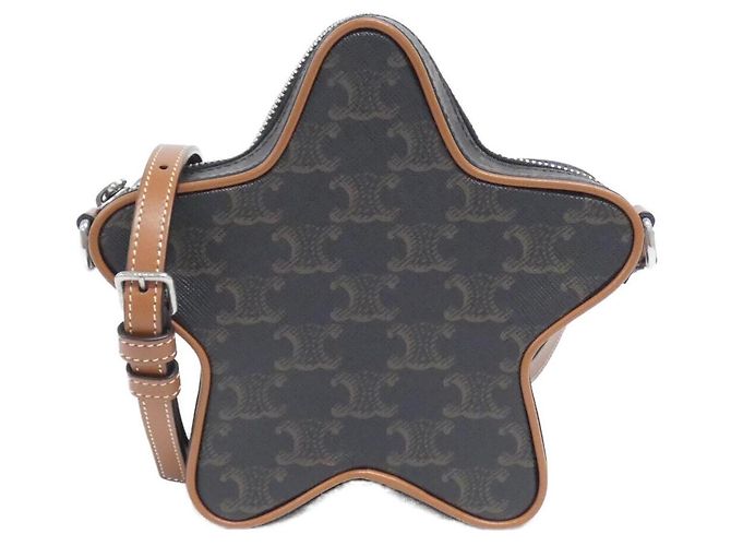 Céline Sac à épaule Celine Small Etoile Triomphe Canvas