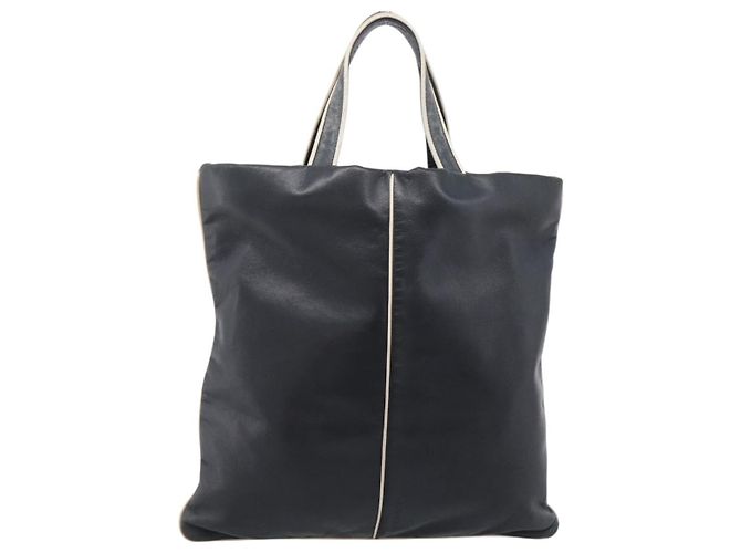 Loewe Tote Bag Black Leather