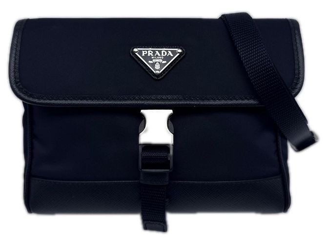 Prada Saffiano Leather Phone Case Shoulder Bag