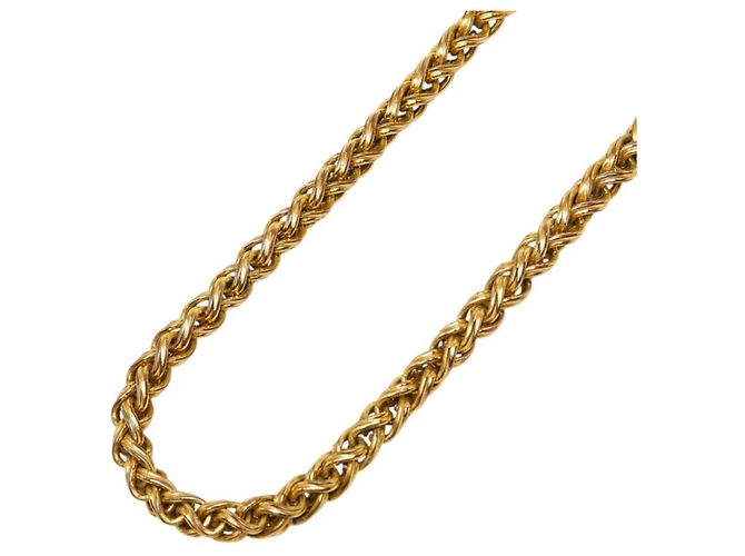 Collana a catena vintage Chanel Coco Mark