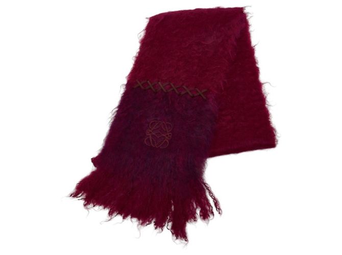 Sciarpa Loewe Anagram Viola Lana e Mohair