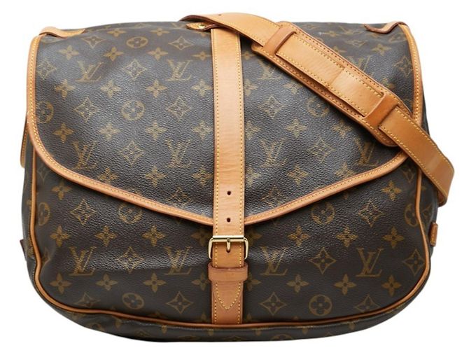 Borsa a tracolla Louis Vuitton Monogram Saumur 35