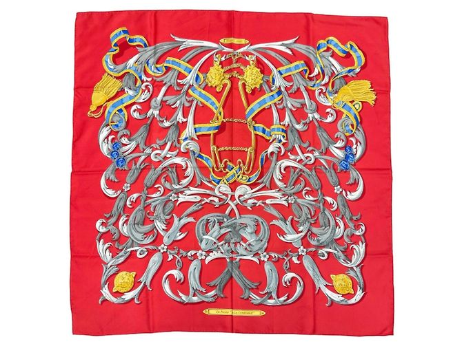 Hermès Pañuelo de seda HERMES LE MORS A LA CONETABLE