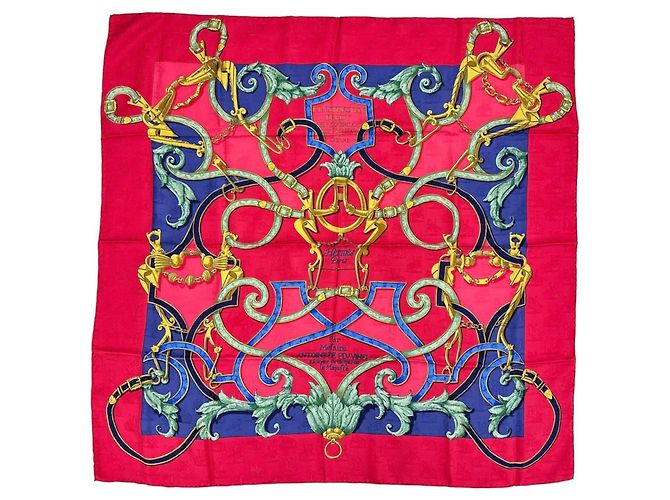 Hermès HERMES Carre 90 Pañuelo de seda - L'INSTRUCTION DU ROY