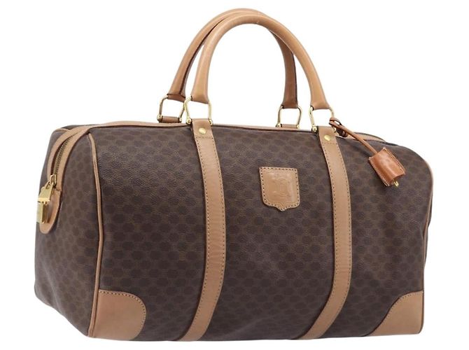 Céline Celine Vintage Duffle Macadam Coated Canvas Medium