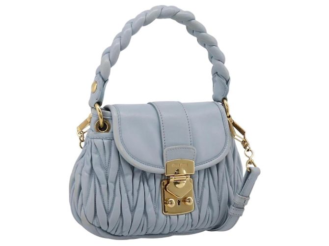 Miu Miu Coffer Hobo Matelasse Leather Large