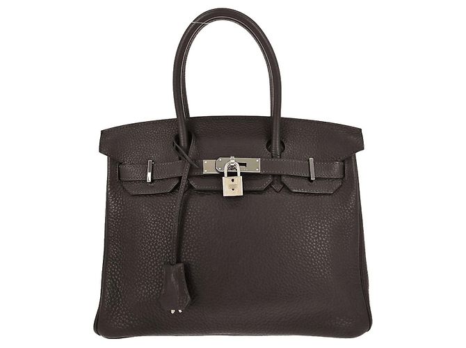 Hermès Hermes Birkin Chocolat Taurillon Clemence 30