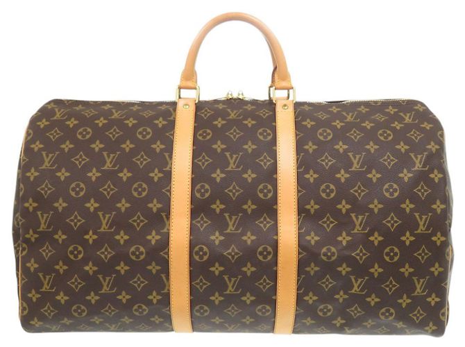 Louis Vuitton Keepall 55 Monogram Boston Bag