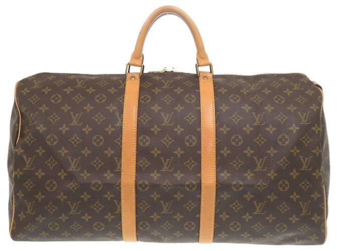 Louis Vuitton Keepall 55 Monogram Boston Bag