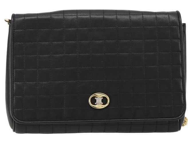 Céline Celine Flap Shoulder Leather