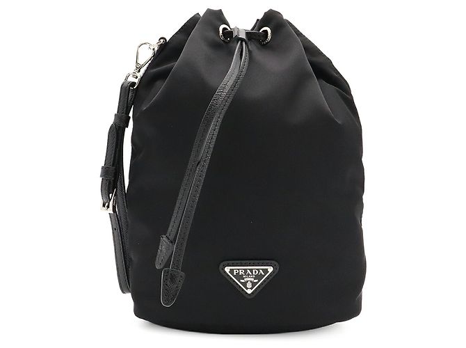 Prada Re Nylon Triangle Handbag Pouch