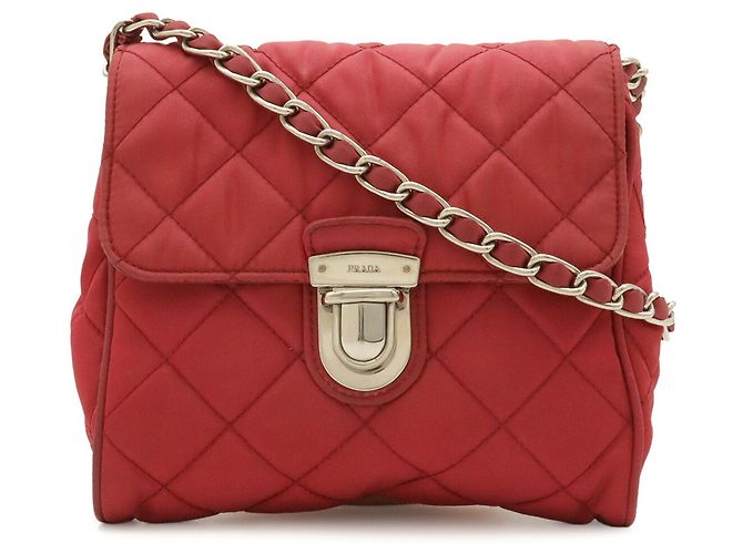 PRADA Impuntu Chain Shoulder Bag/Pochette