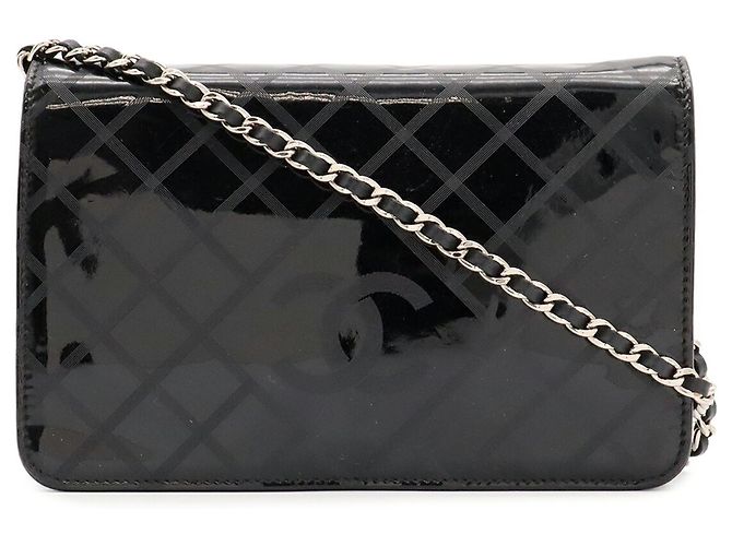 Chanel Coco Mark Pochette mit Karomuster