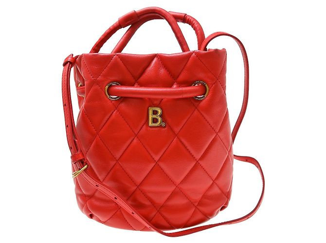 Balenciaga Touch B. Bucket Quilted Leather Small