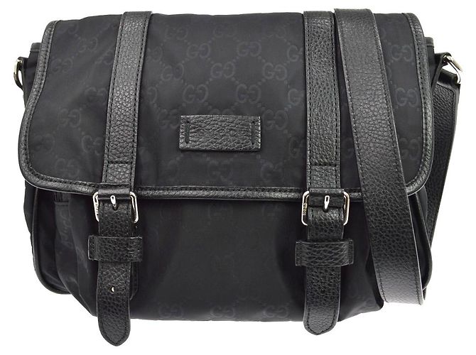 Gucci Buckle Messenger GG Canvas Medium
