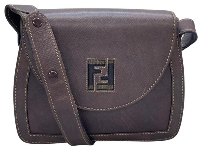 Borsa a tracolla Fendi Pecan