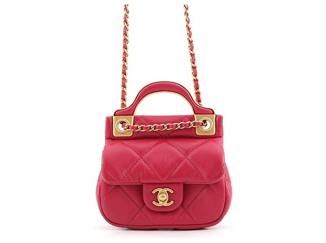 Borsa a tracolla Chanel Matelassé in pelle d'agnello
