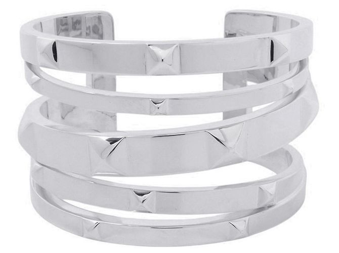Hermès Bracelet rigide Hermes Clou de H Argent