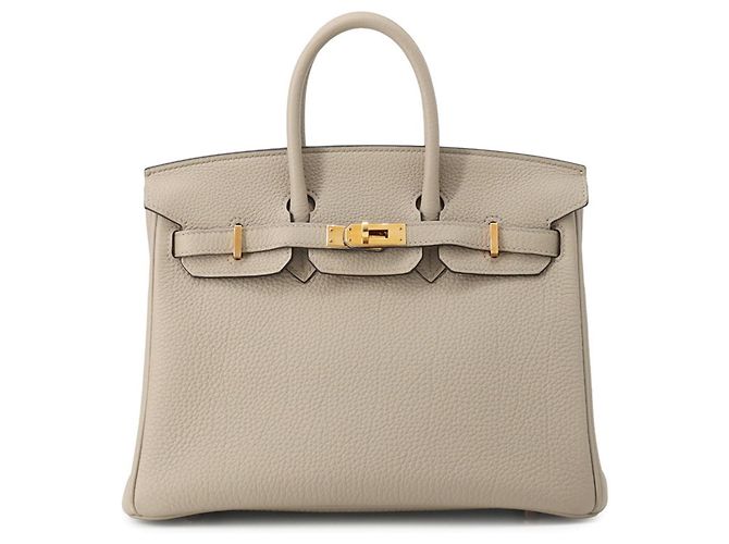 Hermès Sac à main Hermes Birkin 25 en Gris Tourterelle