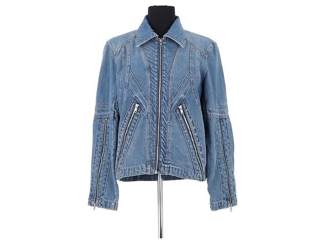 Chaqueta de algodón azul Zadig & Voltaire