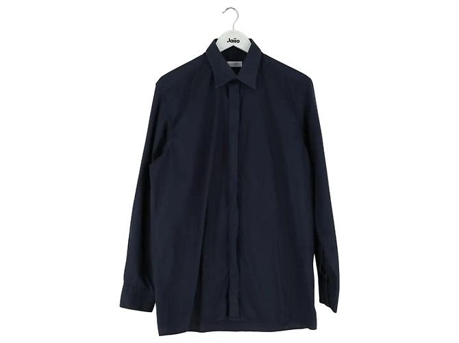 Camisa Dior de algodón azul marino L